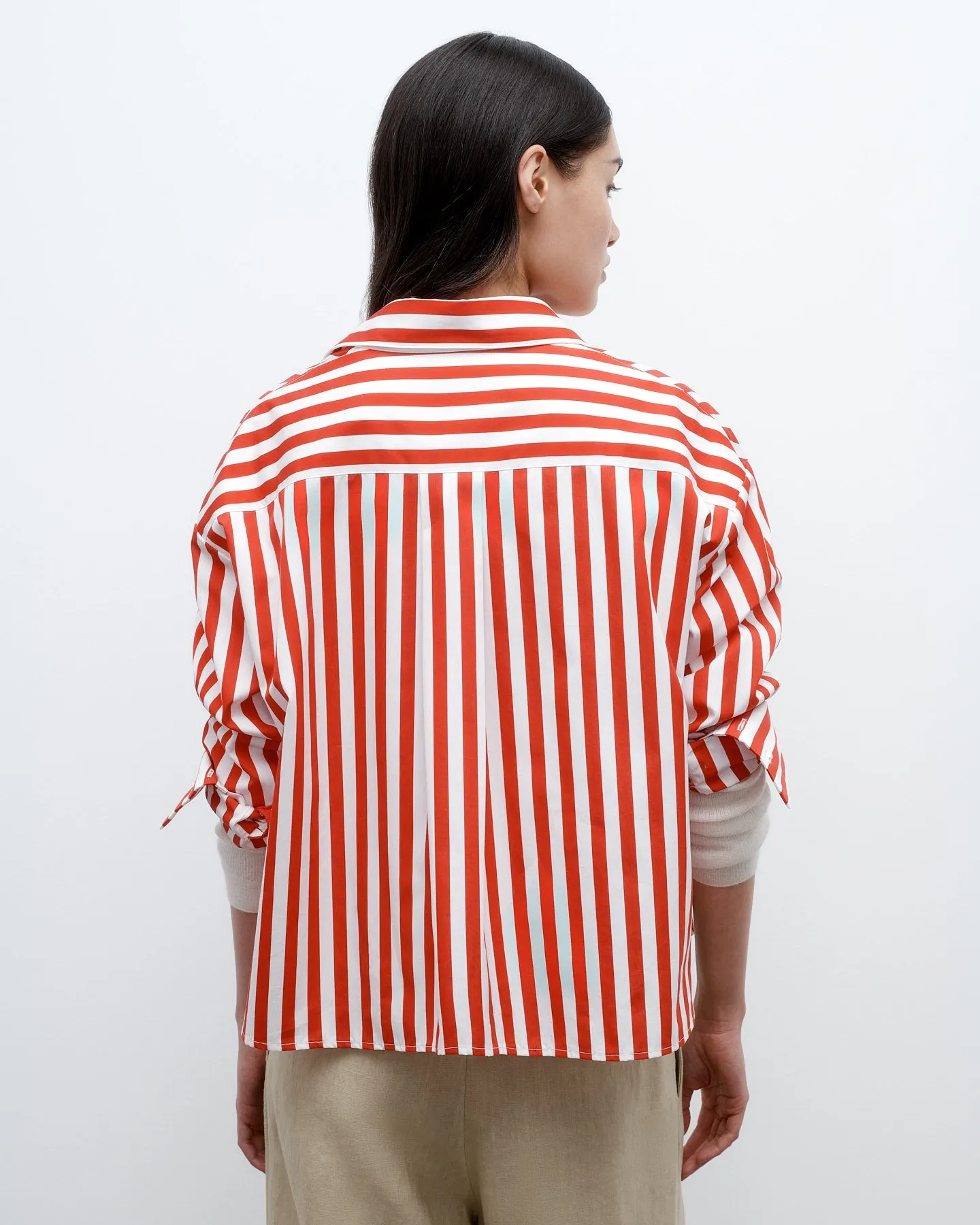 J.D. Shirt in Boardwalk Cotton Stripe sold by TWP CLOTHING product image thumbnail 3