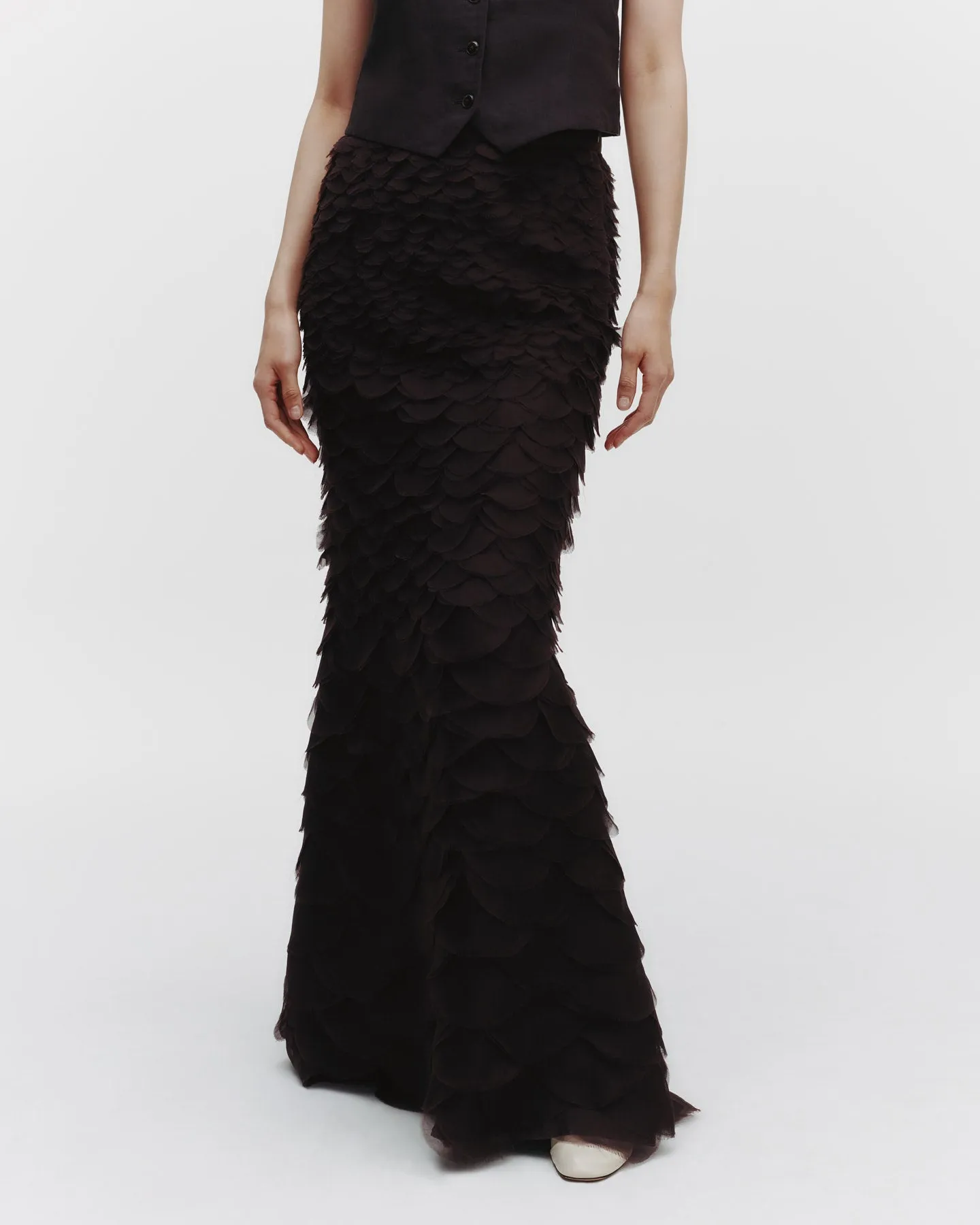 Everlasting Love Skirt in Silk Organza sold by TWP CLOTHING