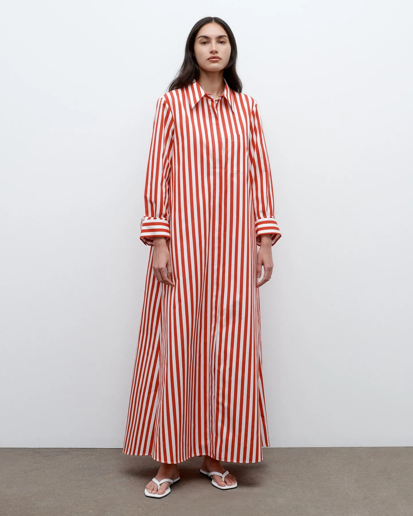 Jenny's Gown in Boardwalk Cotton Stripe sold by TWP CLOTHING product image thumbnail 4