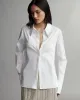 Object Of Affection Top With Crystal Collar And Cuff in Stretch Satin Cotton sold by TWP CLOTHING