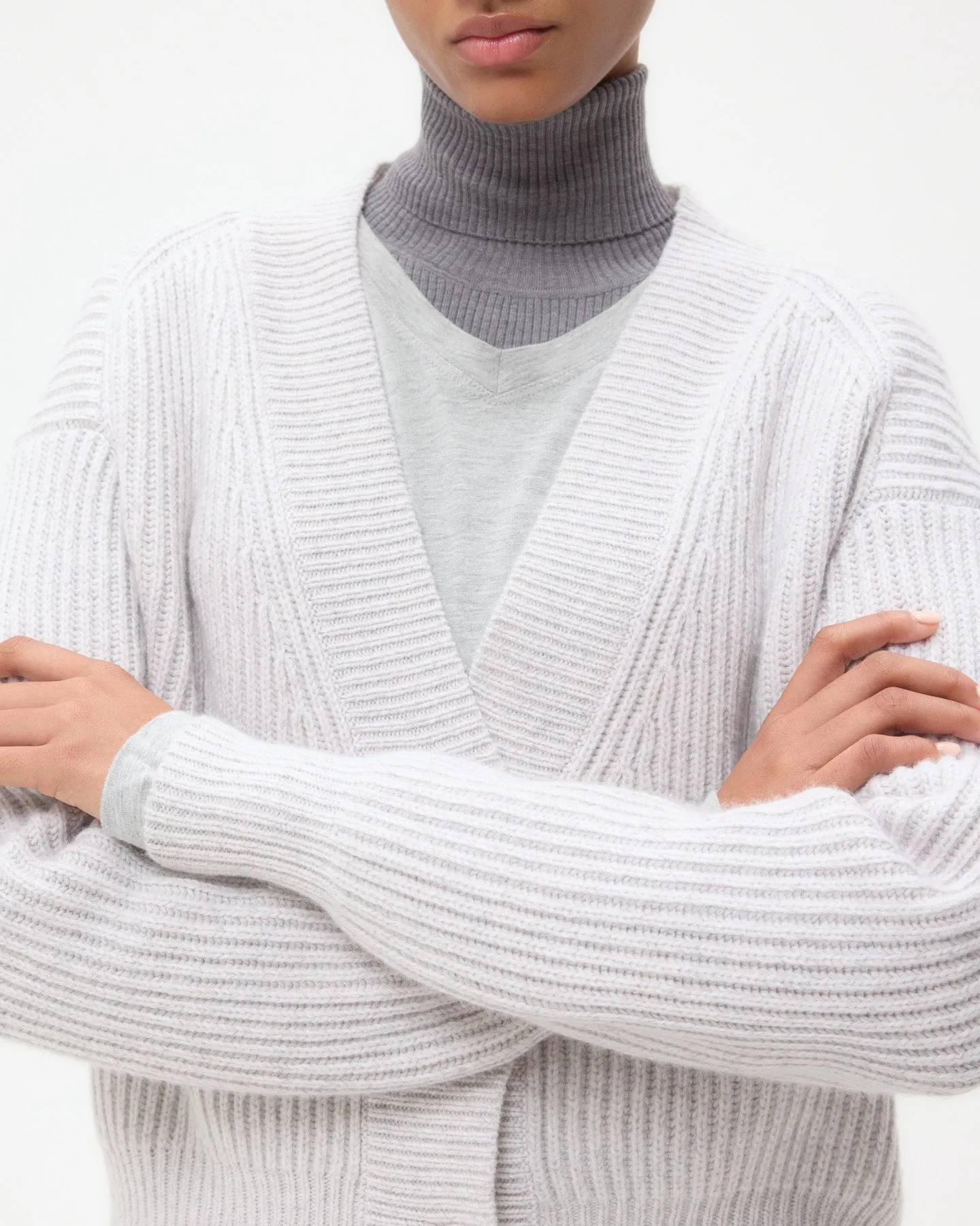 Cropped Cardi in Cashmere sold by TWP CLOTHING product image thumbnail 2