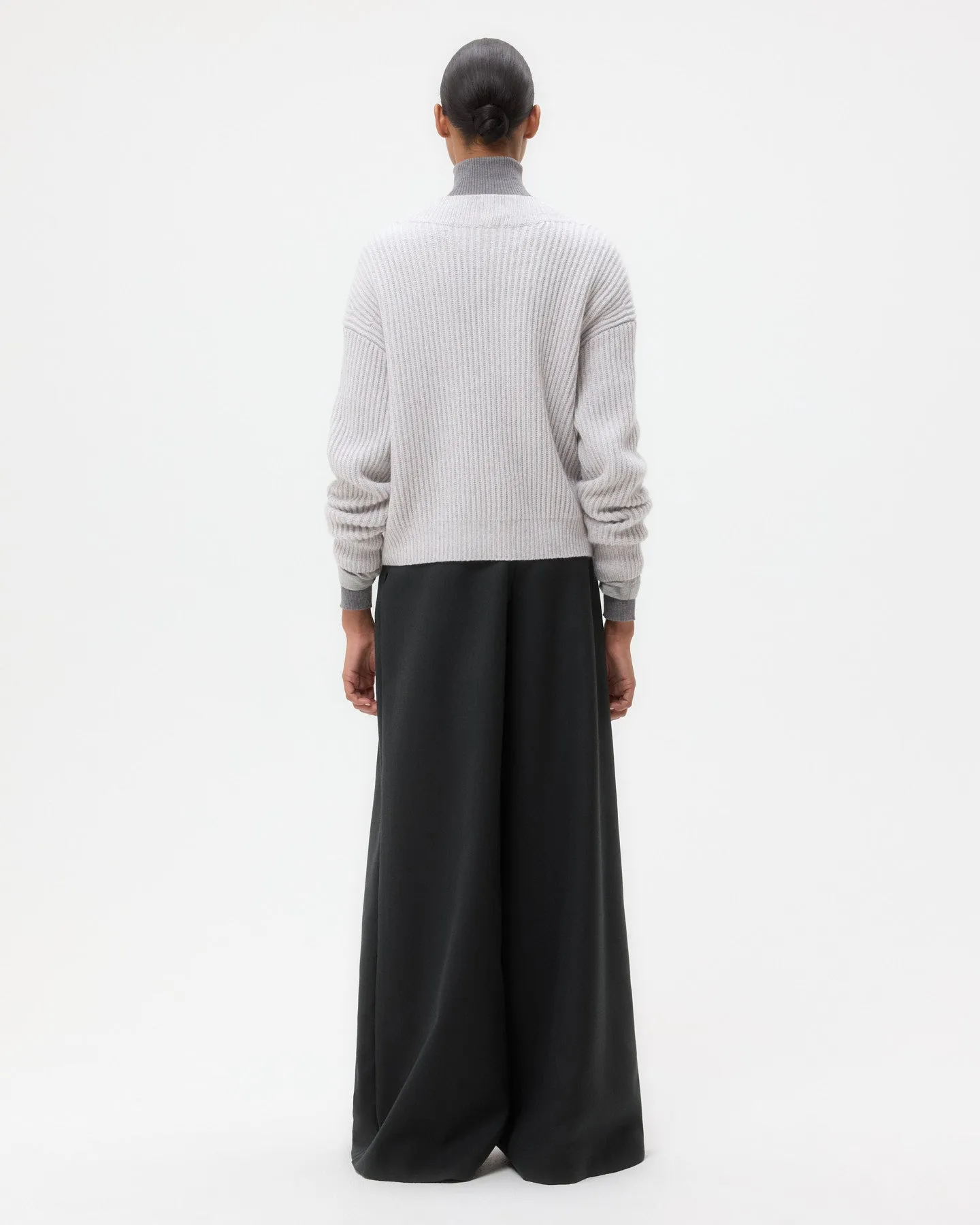 Cropped Cardi in Cashmere sold by TWP CLOTHING product image thumbnail 5