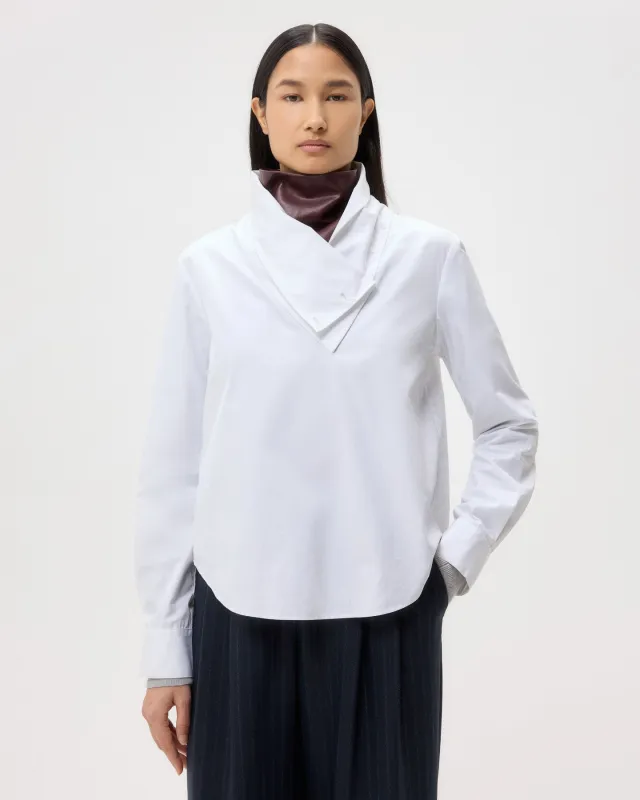 My Maria Top in Super Compact Poplin sold by TWP CLOTHING