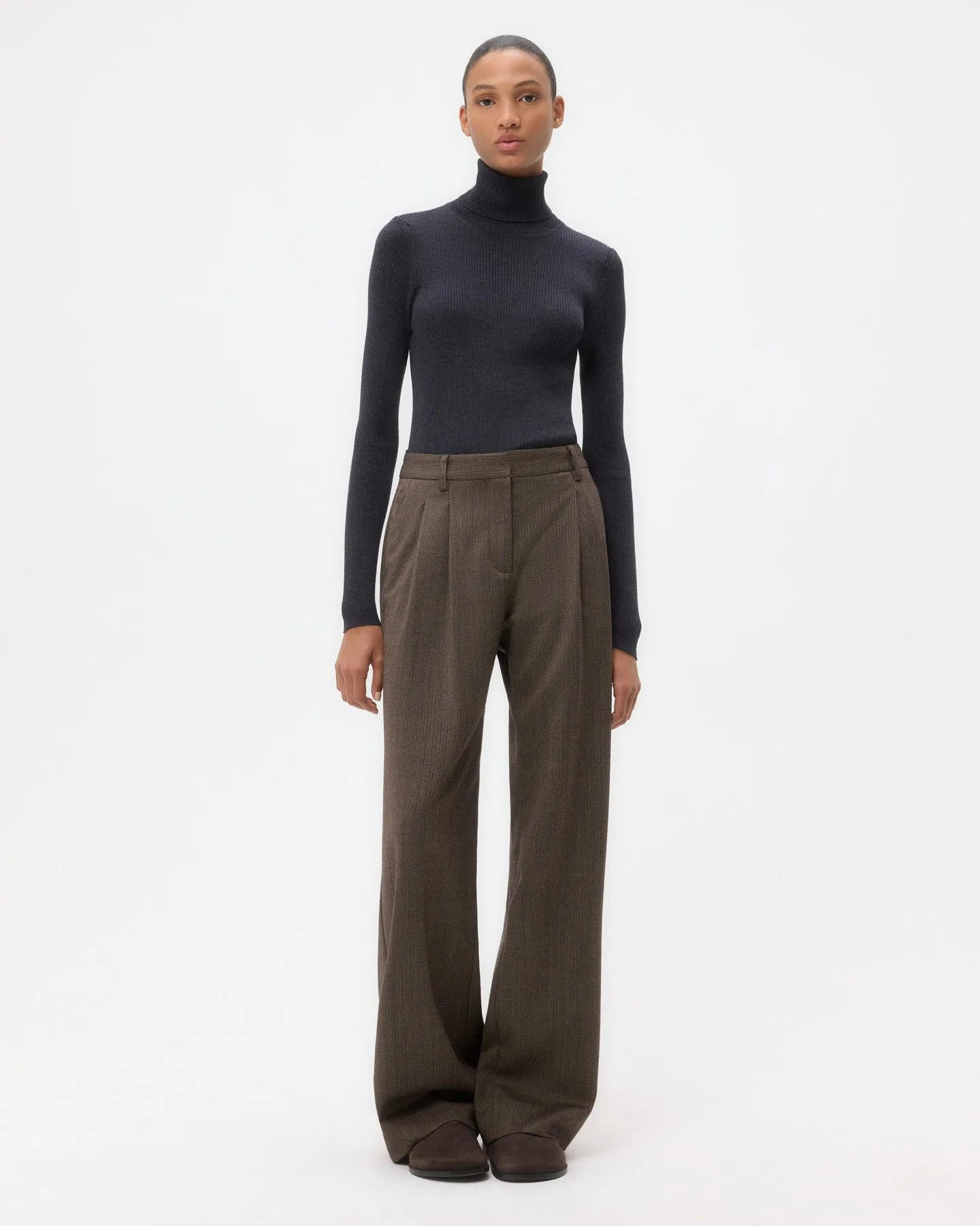 Knit Turtleneck in Merino Wool sold by TWP CLOTHING product image thumbnail 2