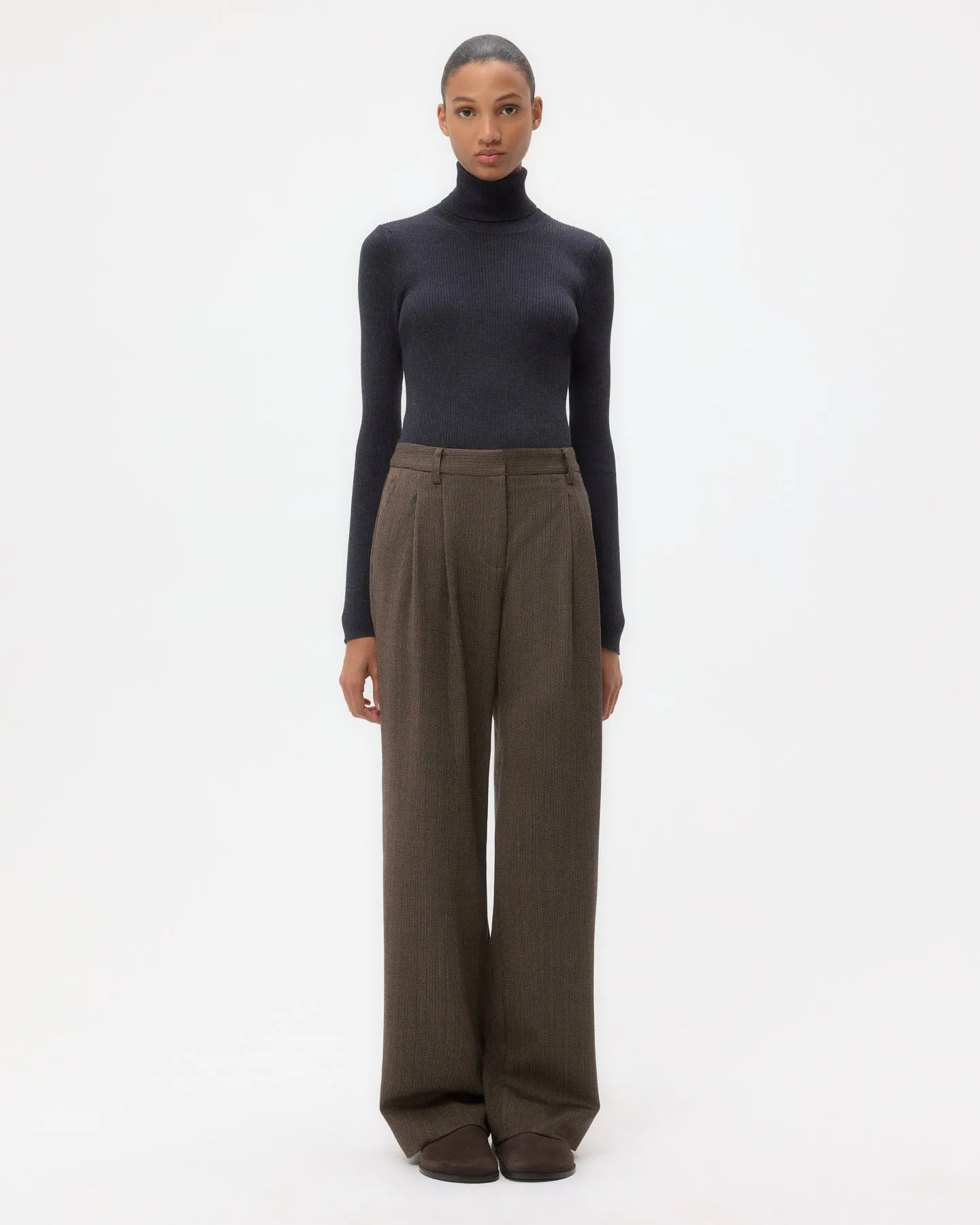 Knit Turtleneck in Merino Wool sold by TWP CLOTHING