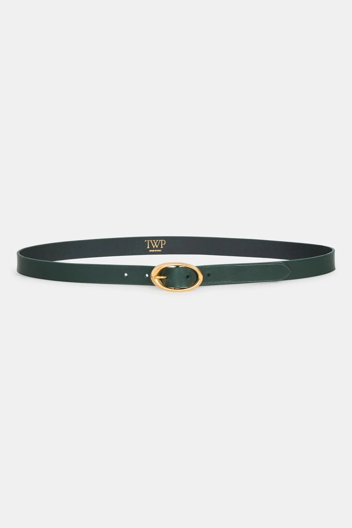 Narrow Belt in Leather sold by TWP CLOTHING