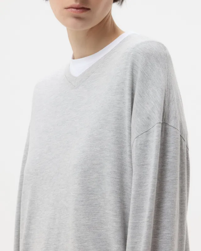 LS High V Shirt in Supima Cotton sold by TWP CLOTHING