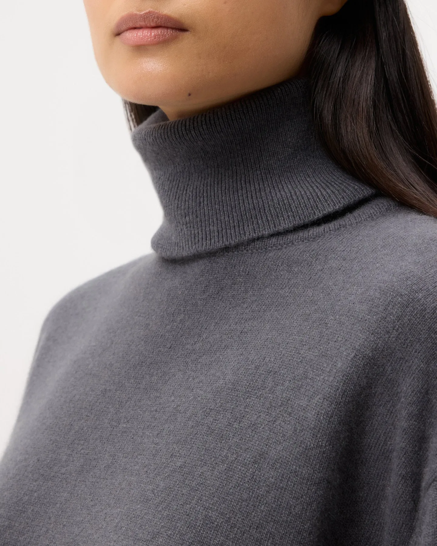 Easy T Neck Sweater in Cashmere sold by TWP CLOTHING product image thumbnail 3
