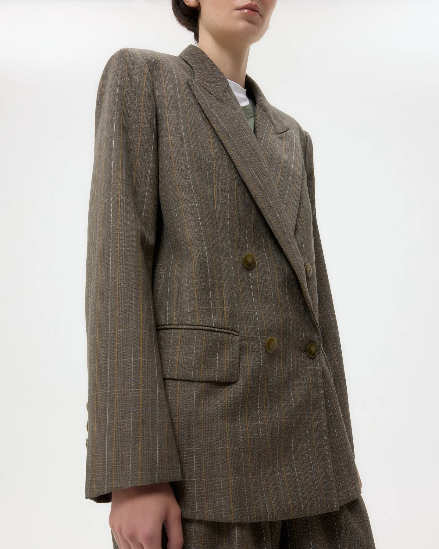 Harper Blazer in Stretch Wool sold by TWP CLOTHING product image thumbnail 5