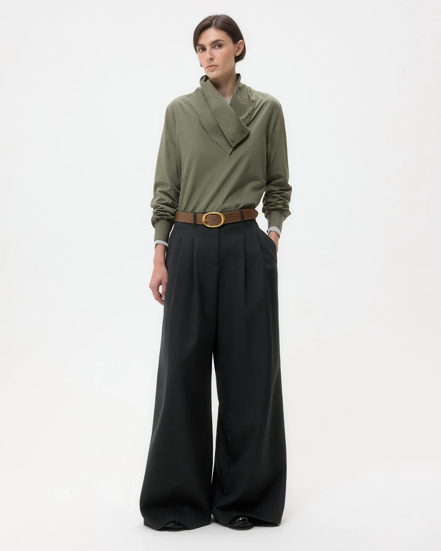 My Maria Top in Super Compact Poplin sold by TWP CLOTHING product image thumbnail 3