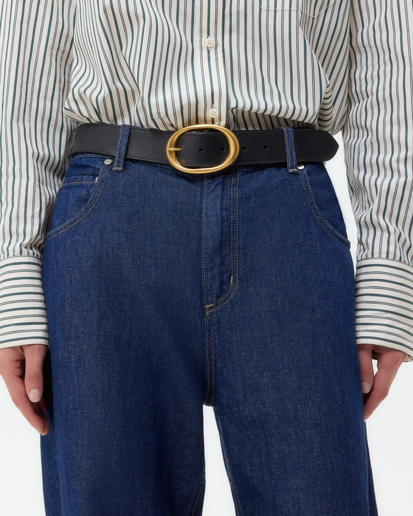 Easy Boy Pant in Linen Cotton Denim sold by TWP CLOTHING product image thumbnail 3