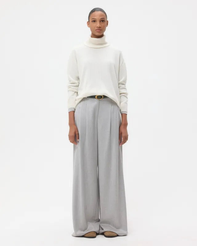 Avery Pant in Viscose Wool Suiting sold by TWP CLOTHING