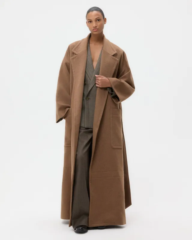 Em Coat in Cashmere sold by TWP CLOTHING