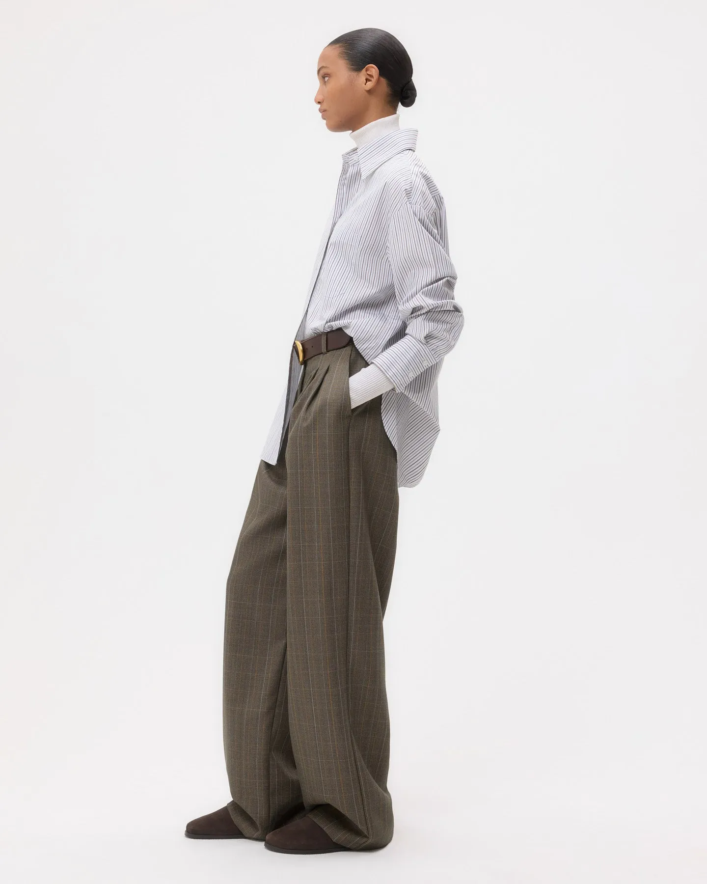 Big Joe Shirt in Cotton Stripes sold by TWP CLOTHING product image thumbnail 5