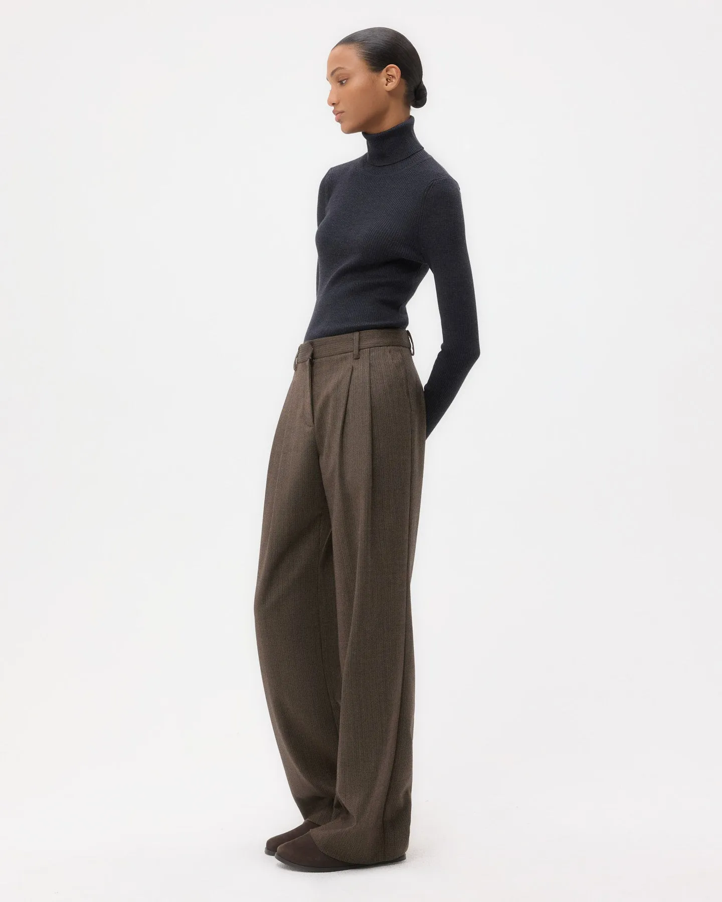 Sulli Pant in Stretch Wool sold by TWP CLOTHING