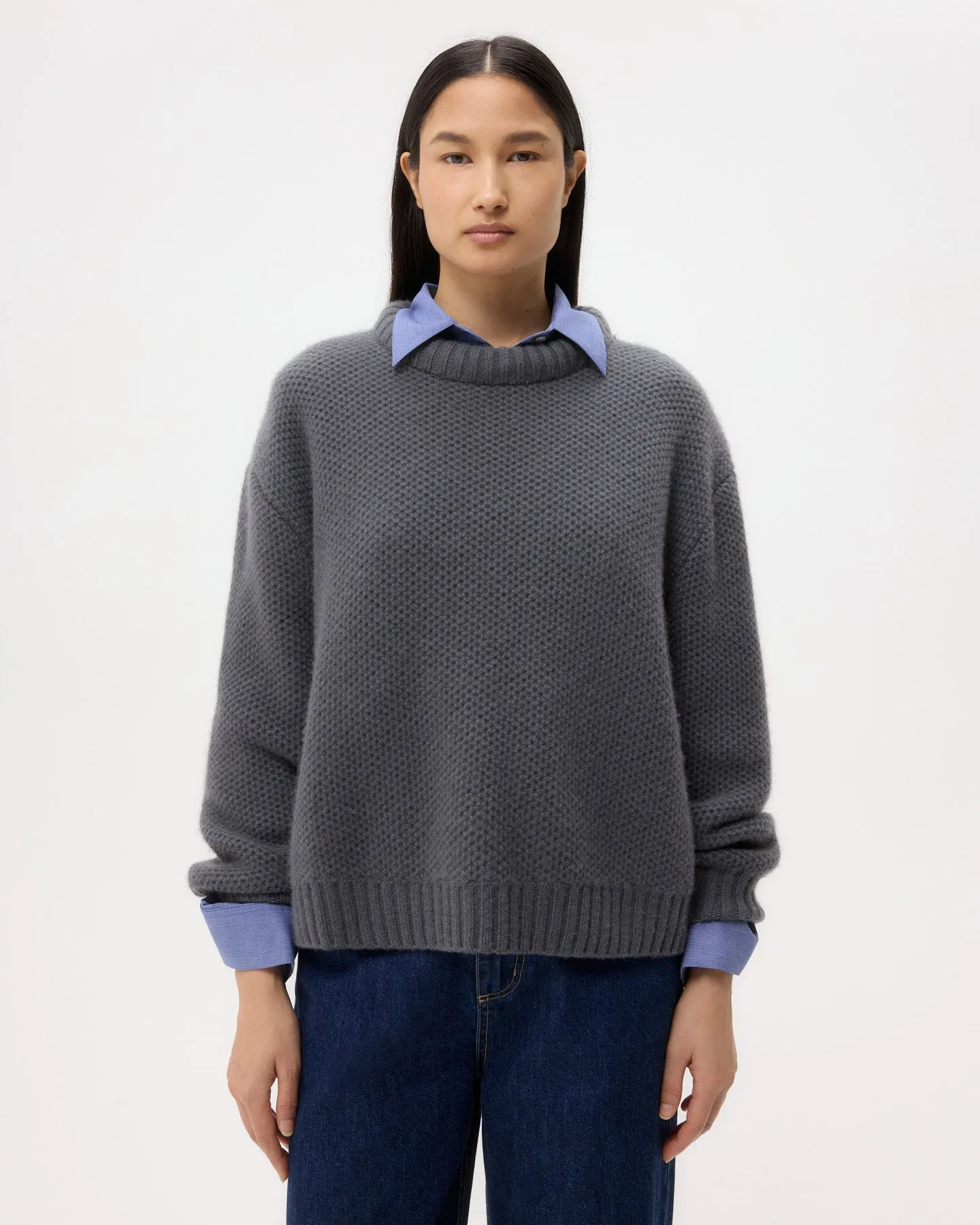 Waffle Thermal in Cashmere sold by TWP CLOTHING product image thumbnail 2