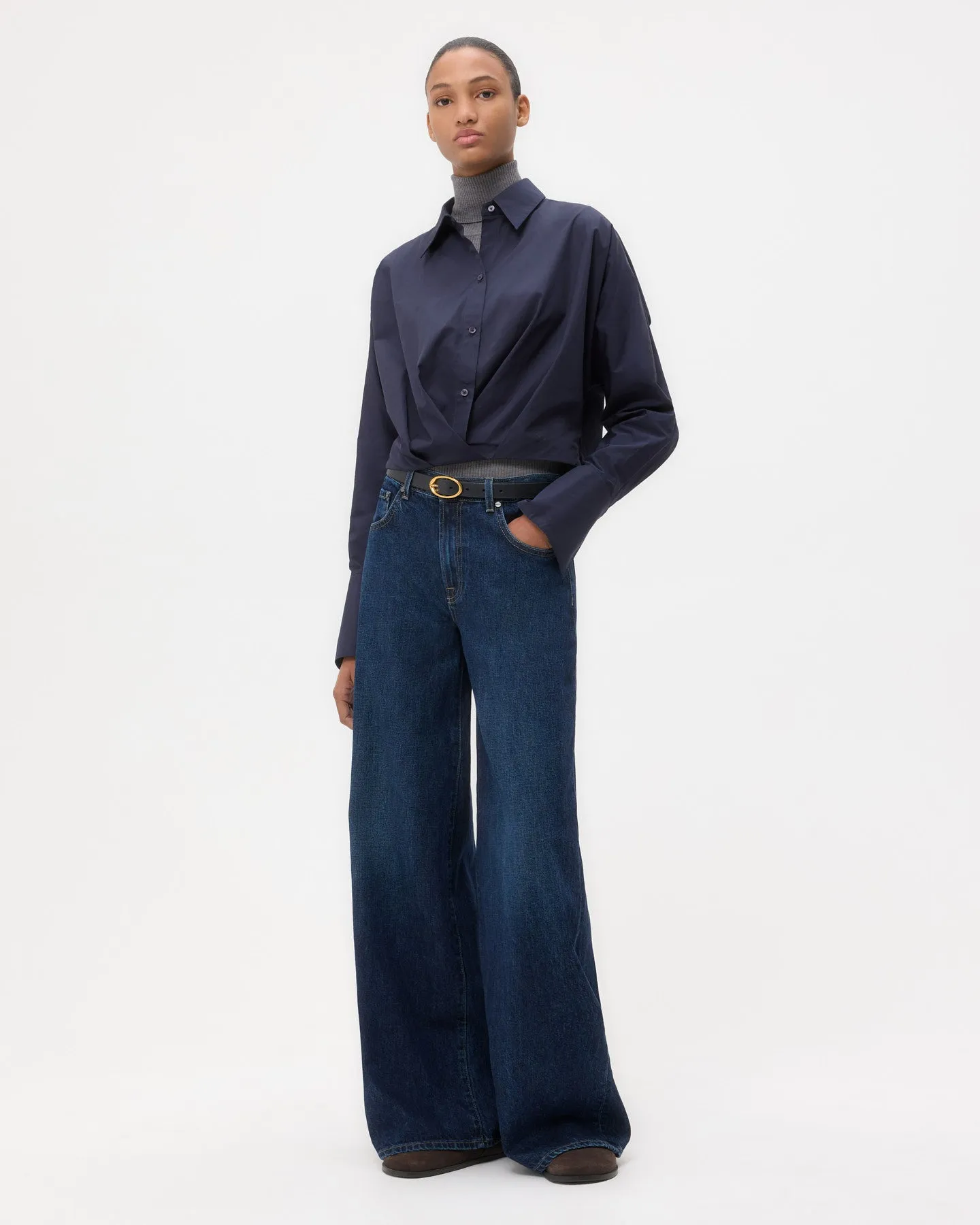 Taken Top in Super Compact Poplin sold by TWP CLOTHING product image thumbnail 3