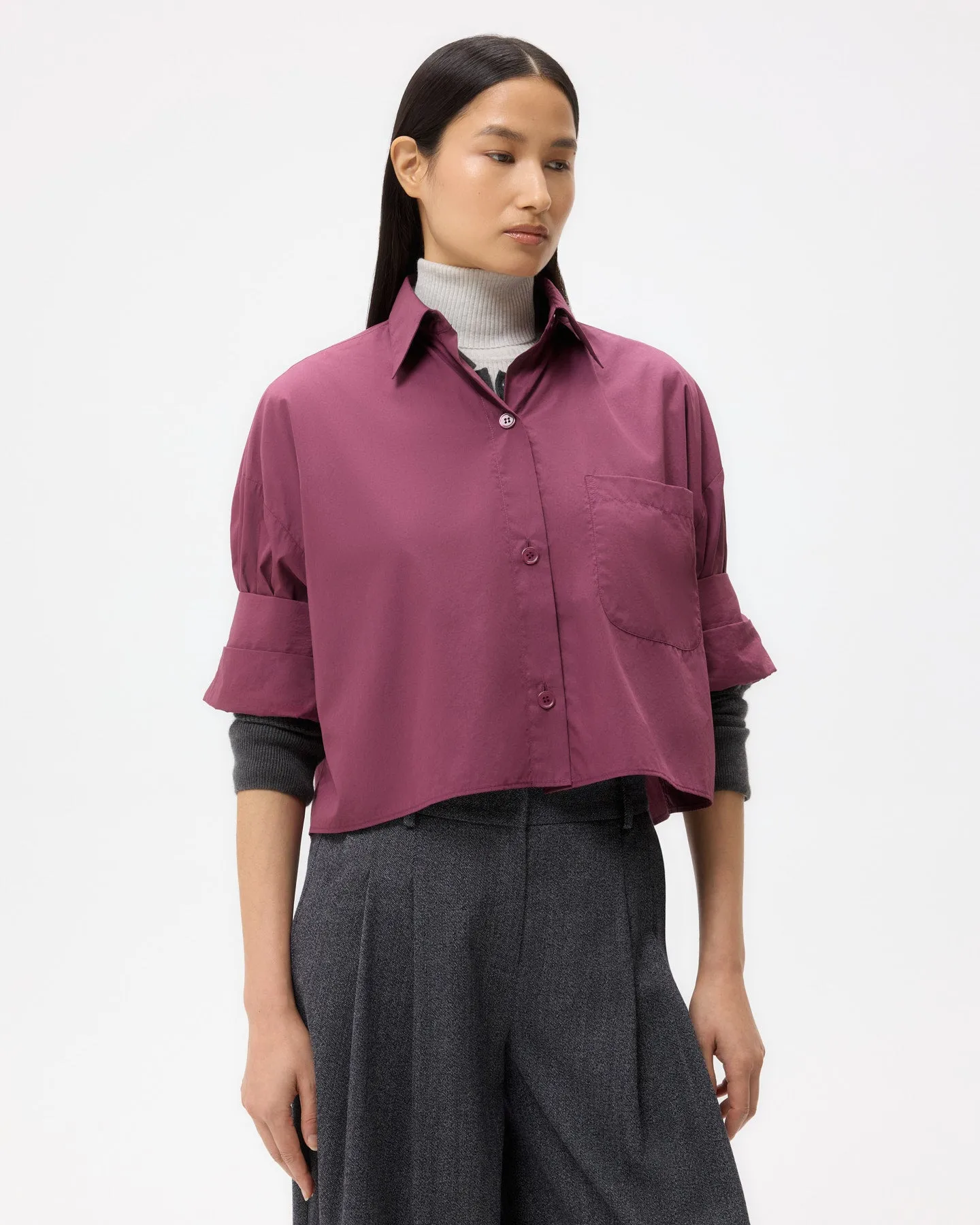 Next Ex Shirt in Super Compact Poplin sold by TWP CLOTHING product image thumbnail 2