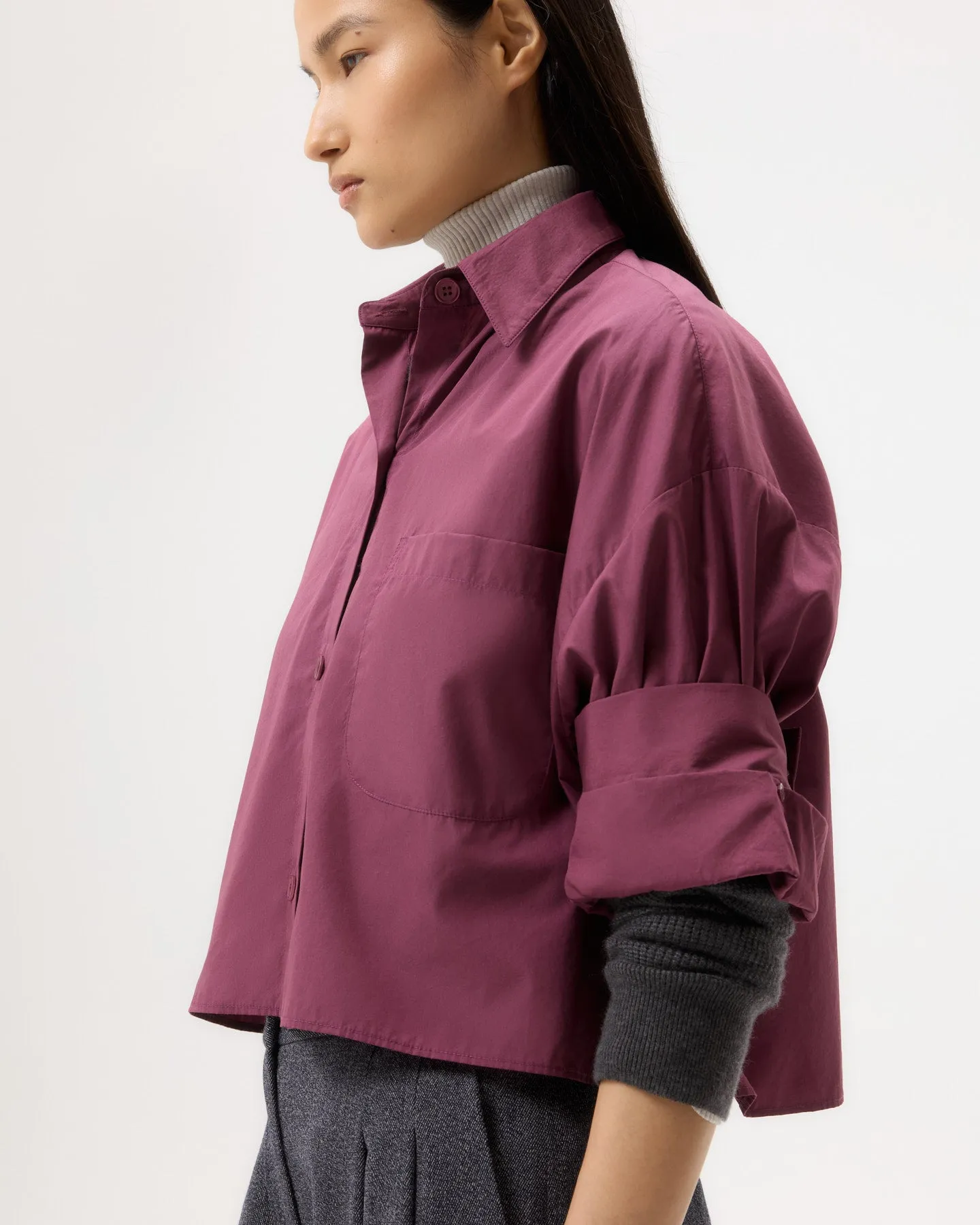 Next Ex Shirt in Super Compact Poplin sold by TWP CLOTHING