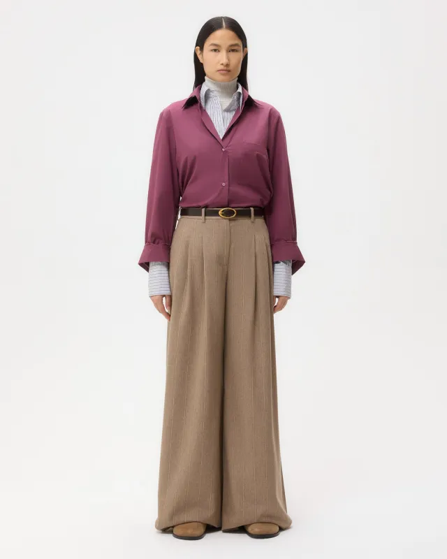 Avery Pant in Stretch Wool sold by TWP CLOTHING