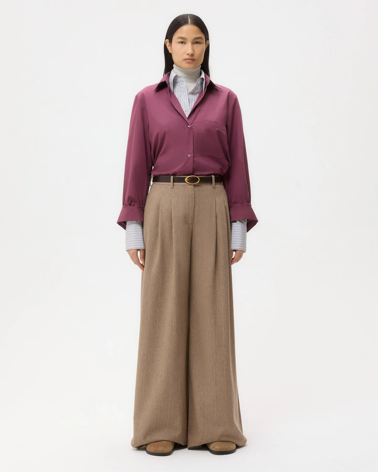 Avery Pant in Stretch Wool sold by TWP CLOTHING