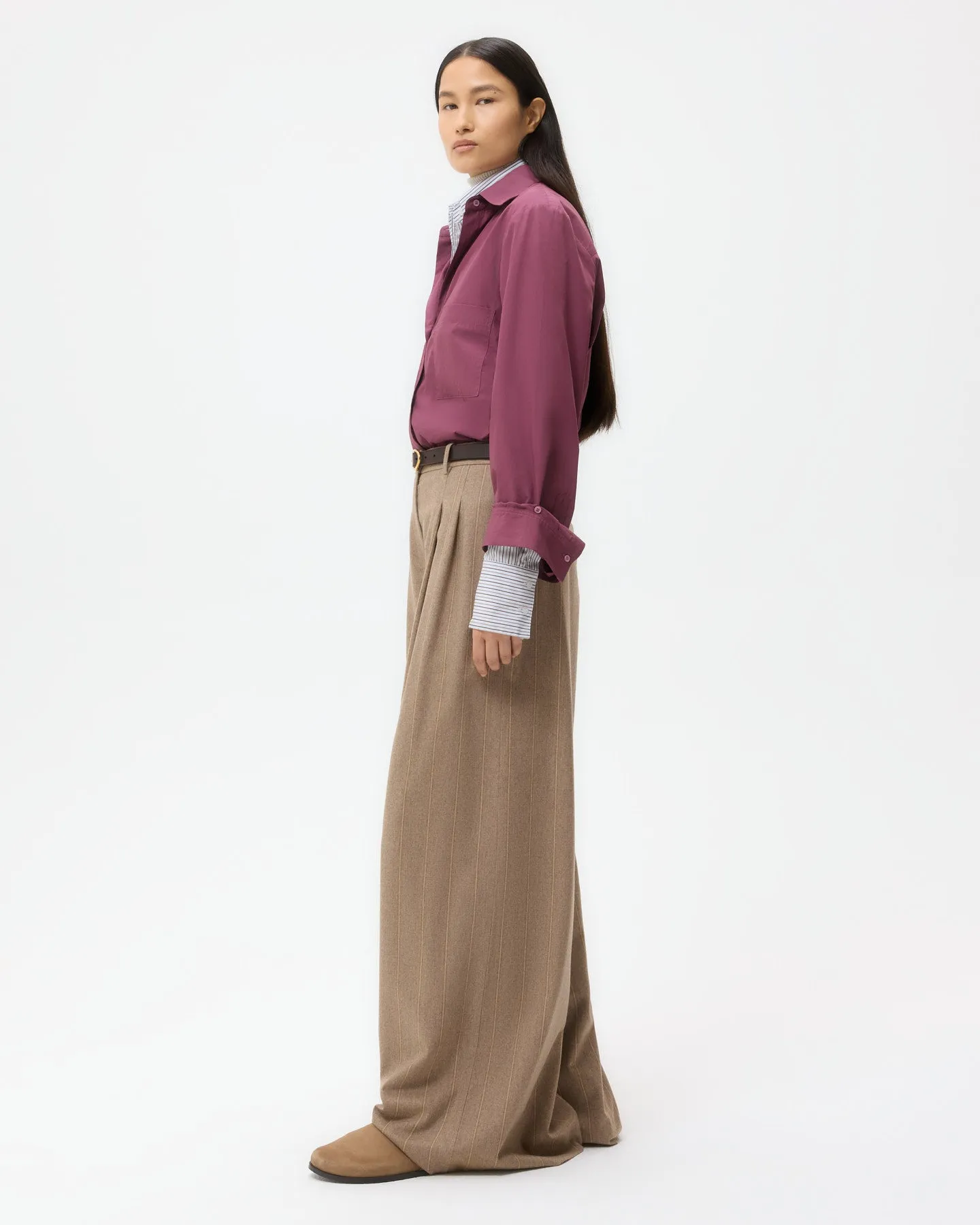 Next Morning Shirt in Super Compact Poplin sold by TWP CLOTHING product image thumbnail 4