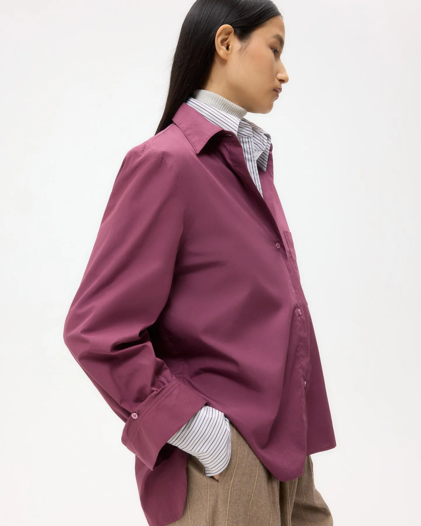 Next Morning Shirt in Super Compact Poplin sold by TWP CLOTHING product image thumbnail 2