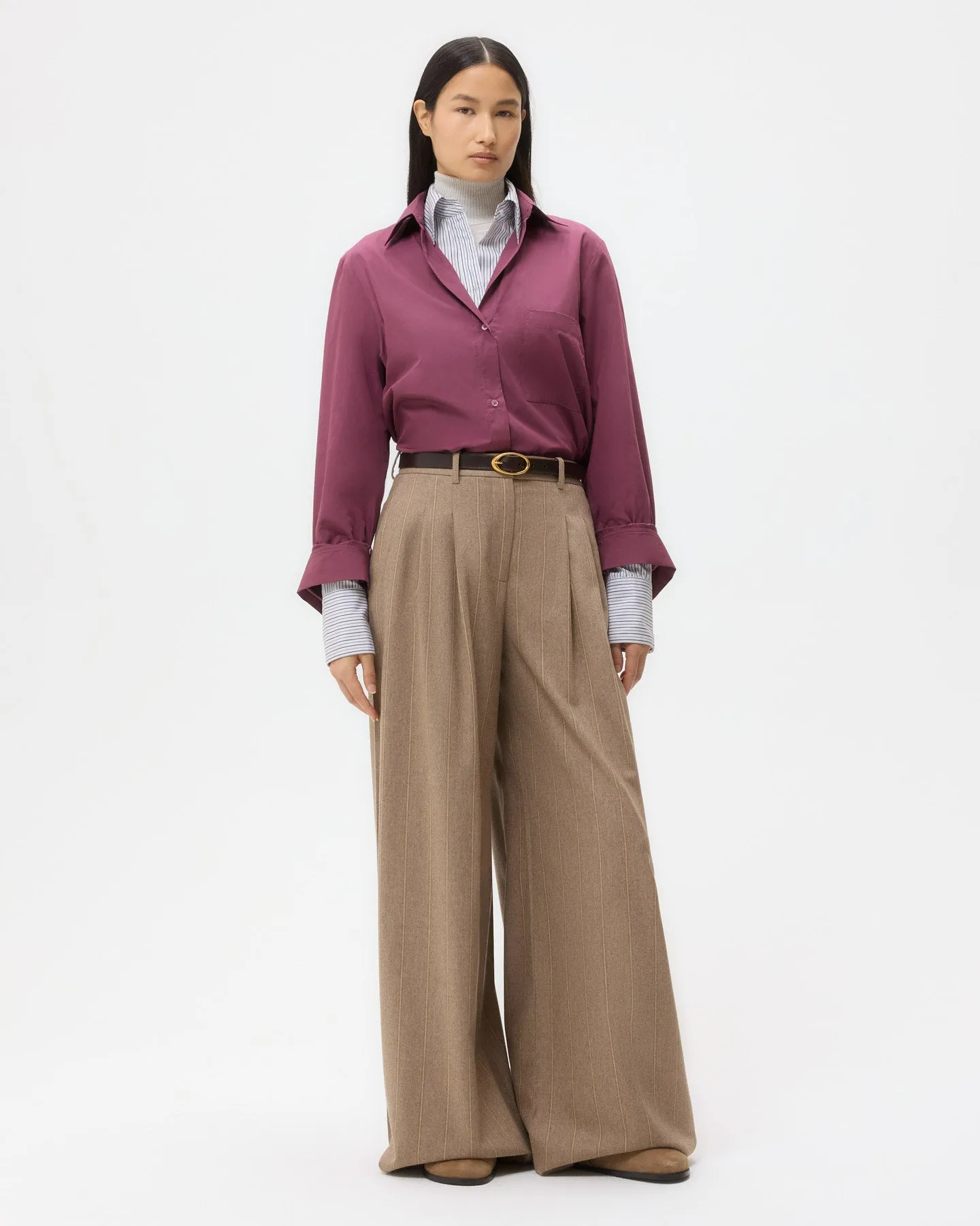 Next Morning Shirt in Super Compact Poplin sold by TWP CLOTHING product image thumbnail 3