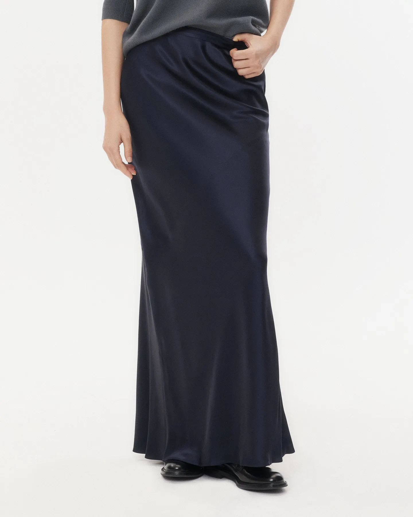 My Endless Love Skirt in Hammered Viscose Satin sold by TWP CLOTHING product image thumbnail 3