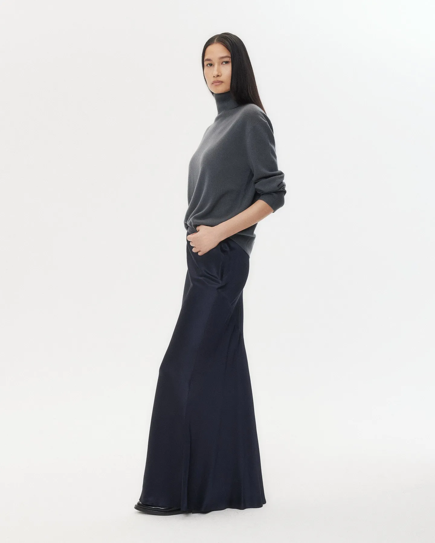 My Endless Love Skirt in Hammered Viscose Satin sold by TWP CLOTHING product image thumbnail 2