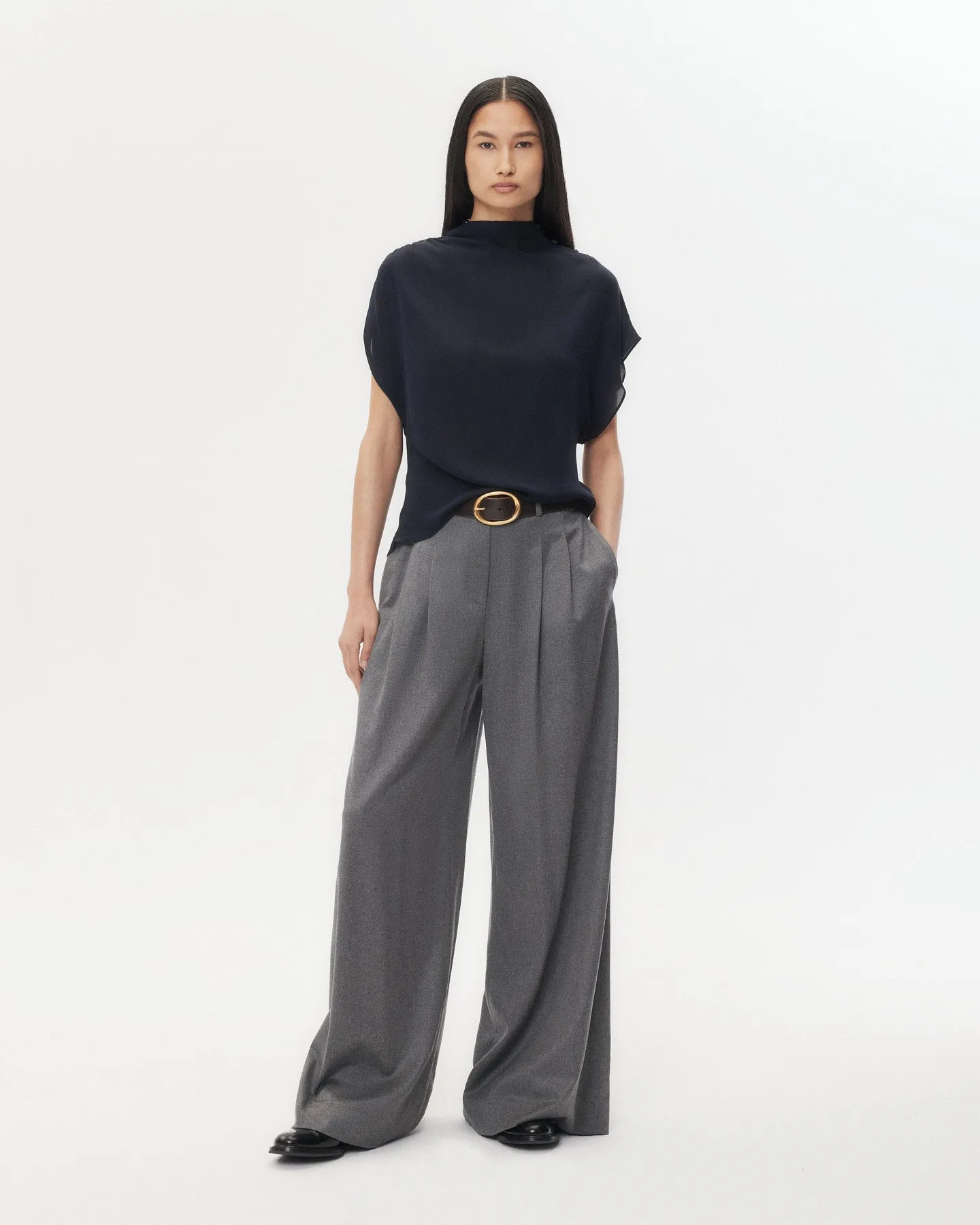 Avery Pant in Modern Viscose Wool sold by TWP CLOTHING product image thumbnail 3