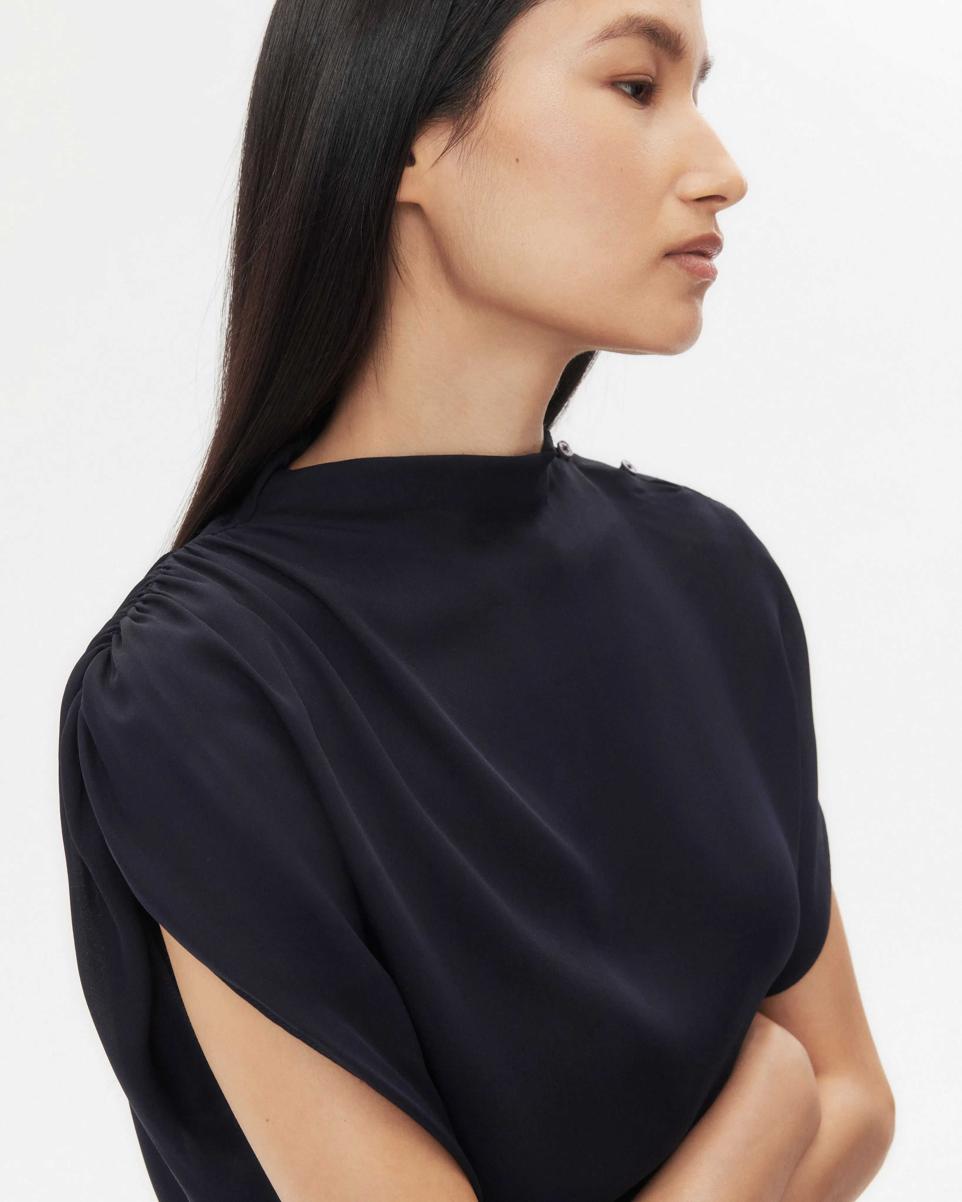 Wish You Would Top in Silk Georgette sold by TWP CLOTHING