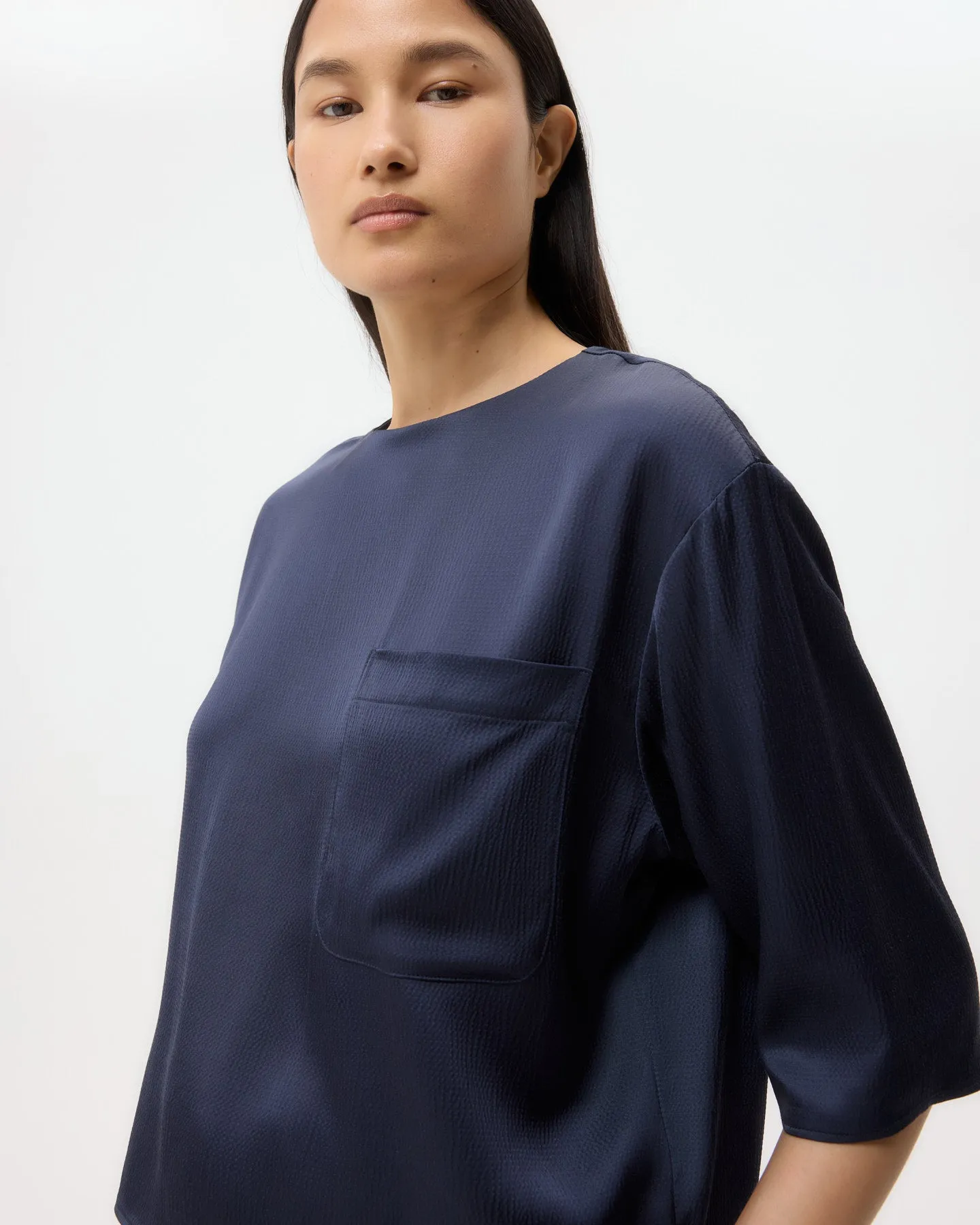 Ex T in Hammered Viscose Satin sold by TWP CLOTHING product image thumbnail 2