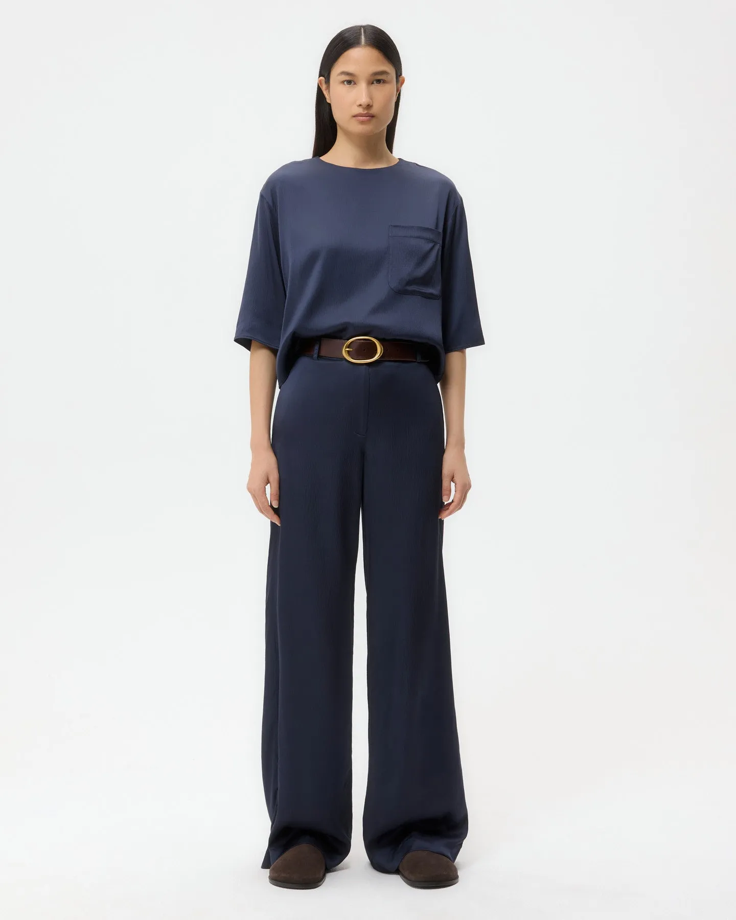 Ex T in Hammered Viscose Satin sold by TWP CLOTHING product image thumbnail 5