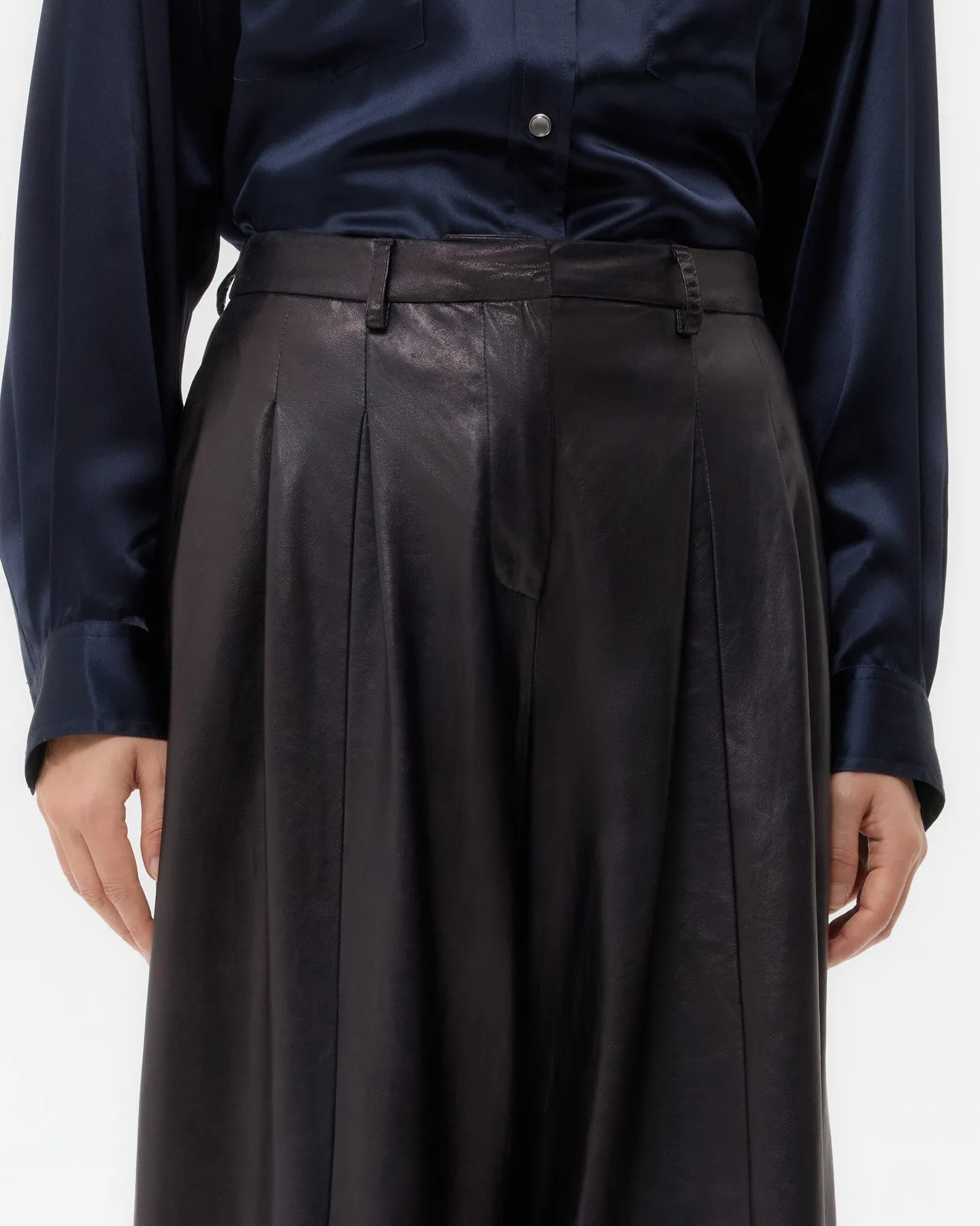 Avery Pant in Leather sold by TWP CLOTHING product image thumbnail 3
