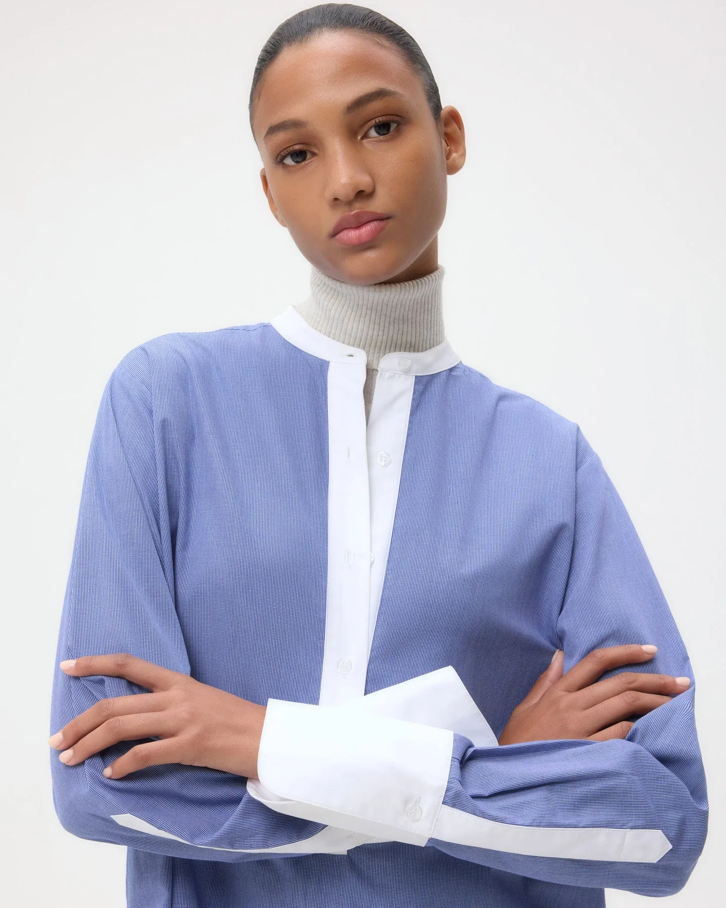 Simple Man Shirt in Cotton Poplin sold by TWP CLOTHING product image thumbnail 2