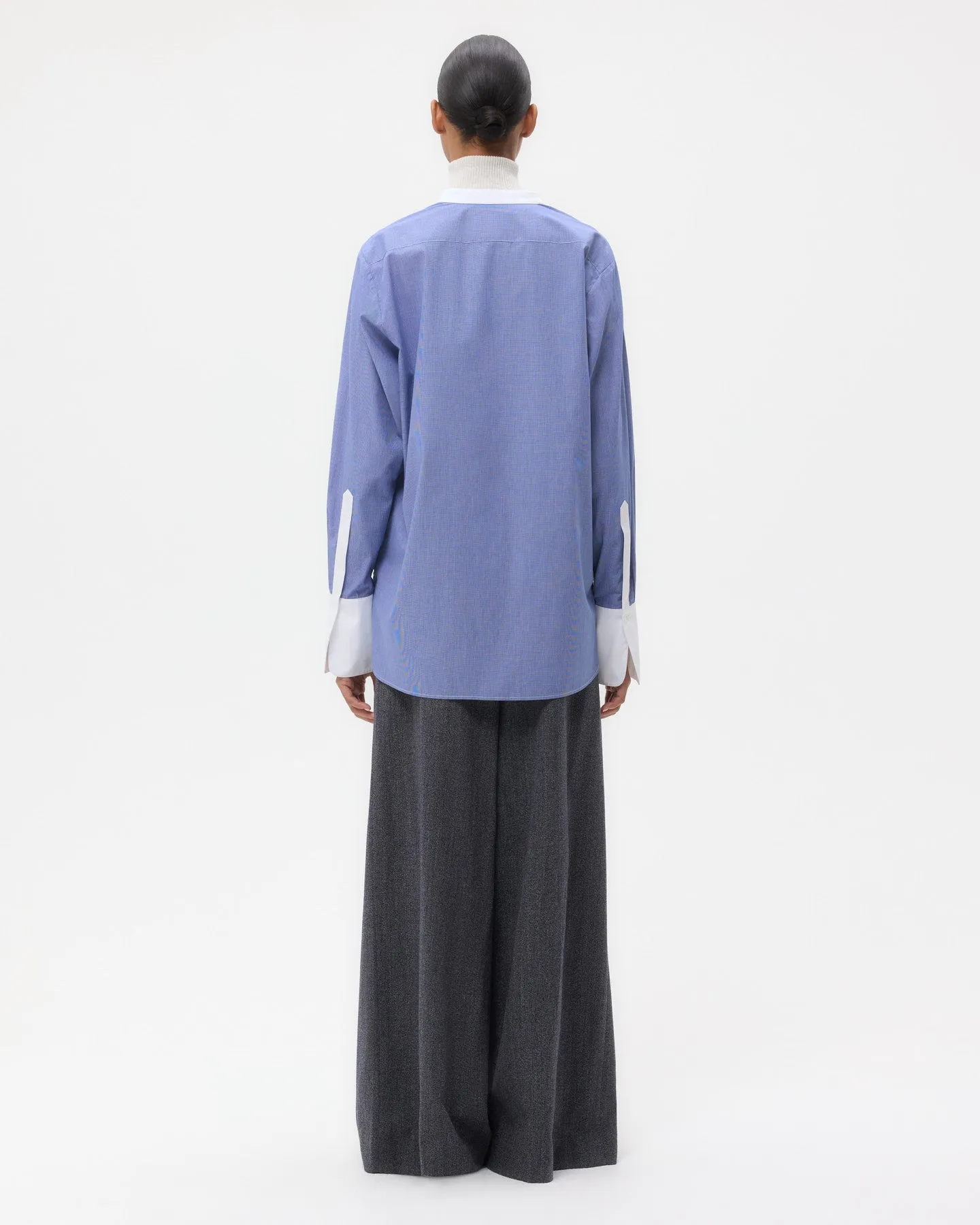 Simple Man Shirt in Cotton Poplin sold by TWP CLOTHING product image thumbnail 5