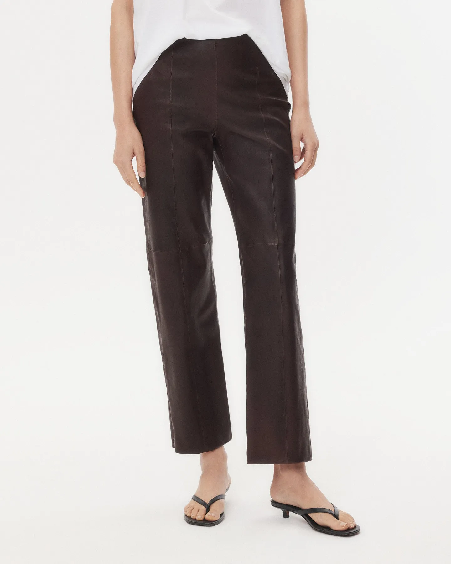 Logan Pant in Stretch Leather sold by TWP CLOTHING product image thumbnail 3