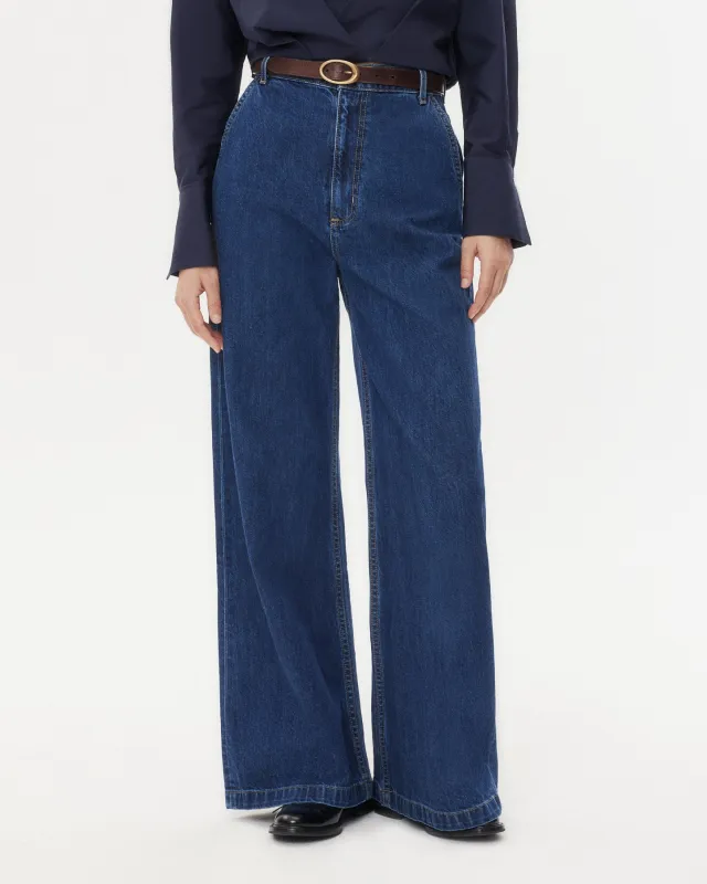 McDougal St. Jean in Denim sold by TWP CLOTHING