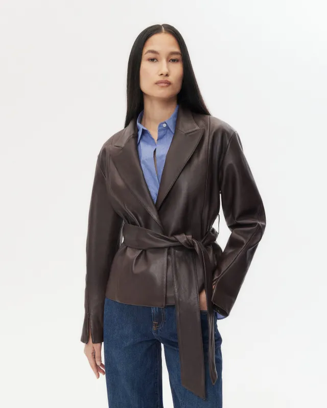 Andie Jacket in Leather sold by TWP CLOTHING