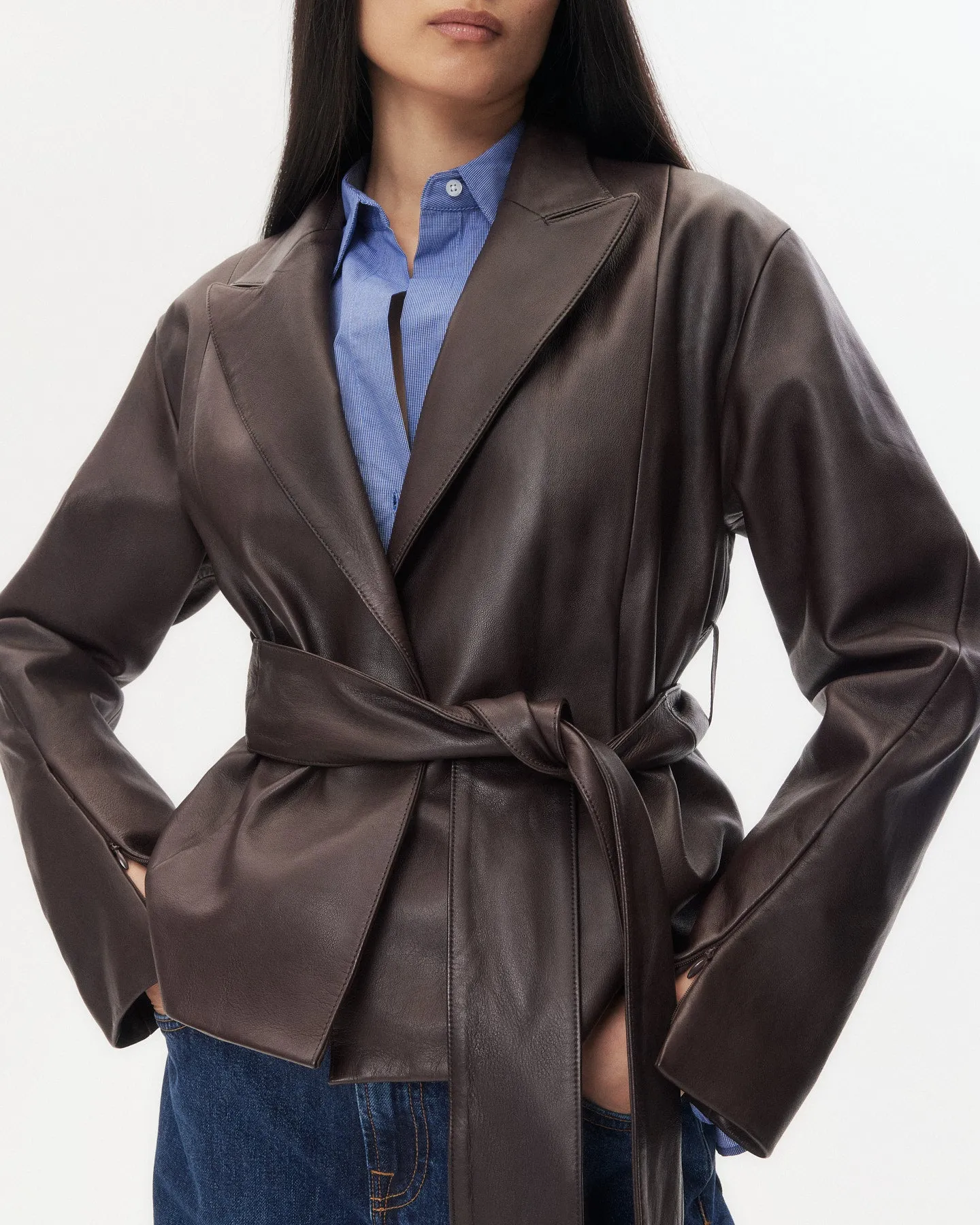 Andie Jacket in Leather sold by TWP CLOTHING product image thumbnail 2