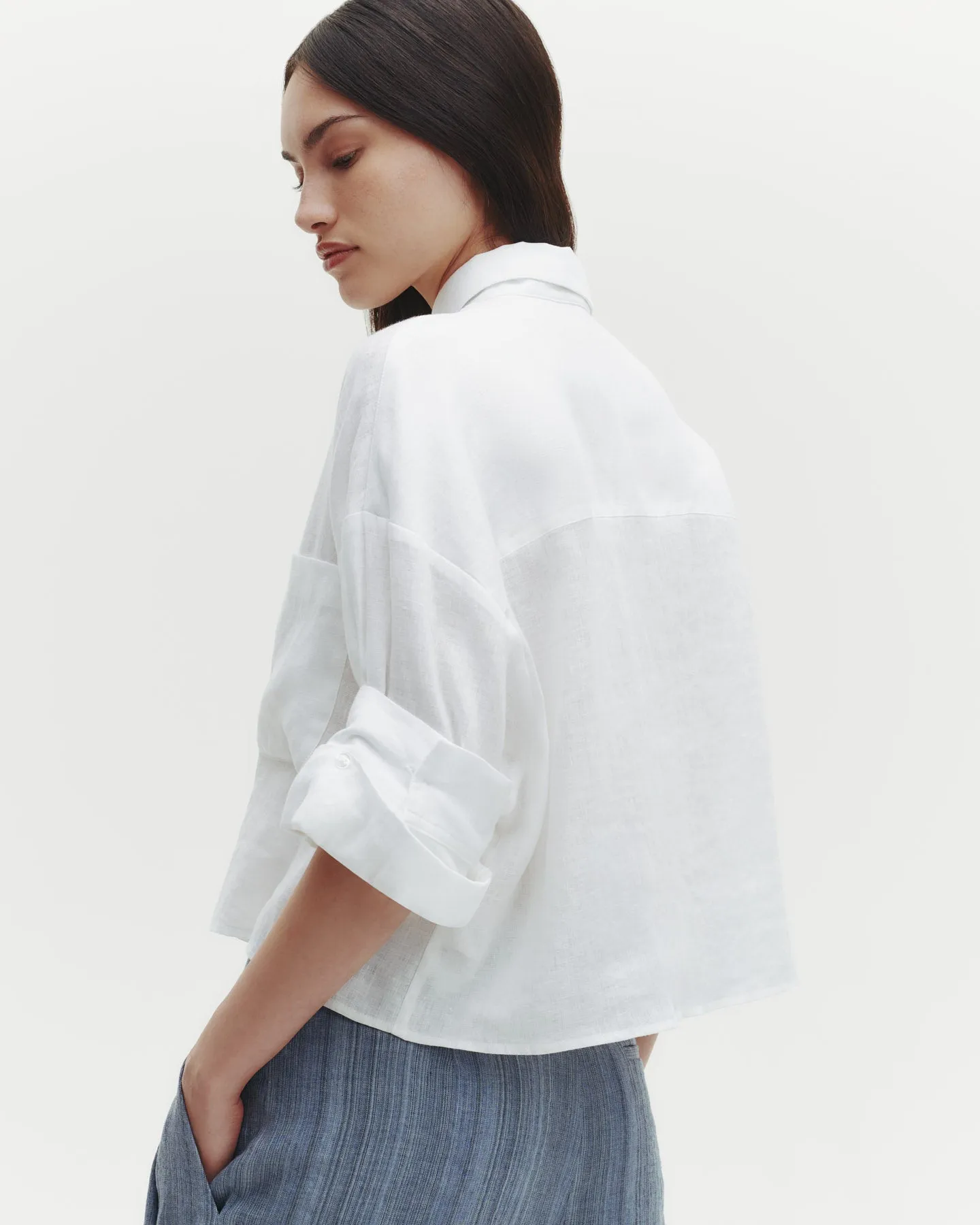 Next Ex Shirt in Delave Linen sold by TWP CLOTHING product image thumbnail 3