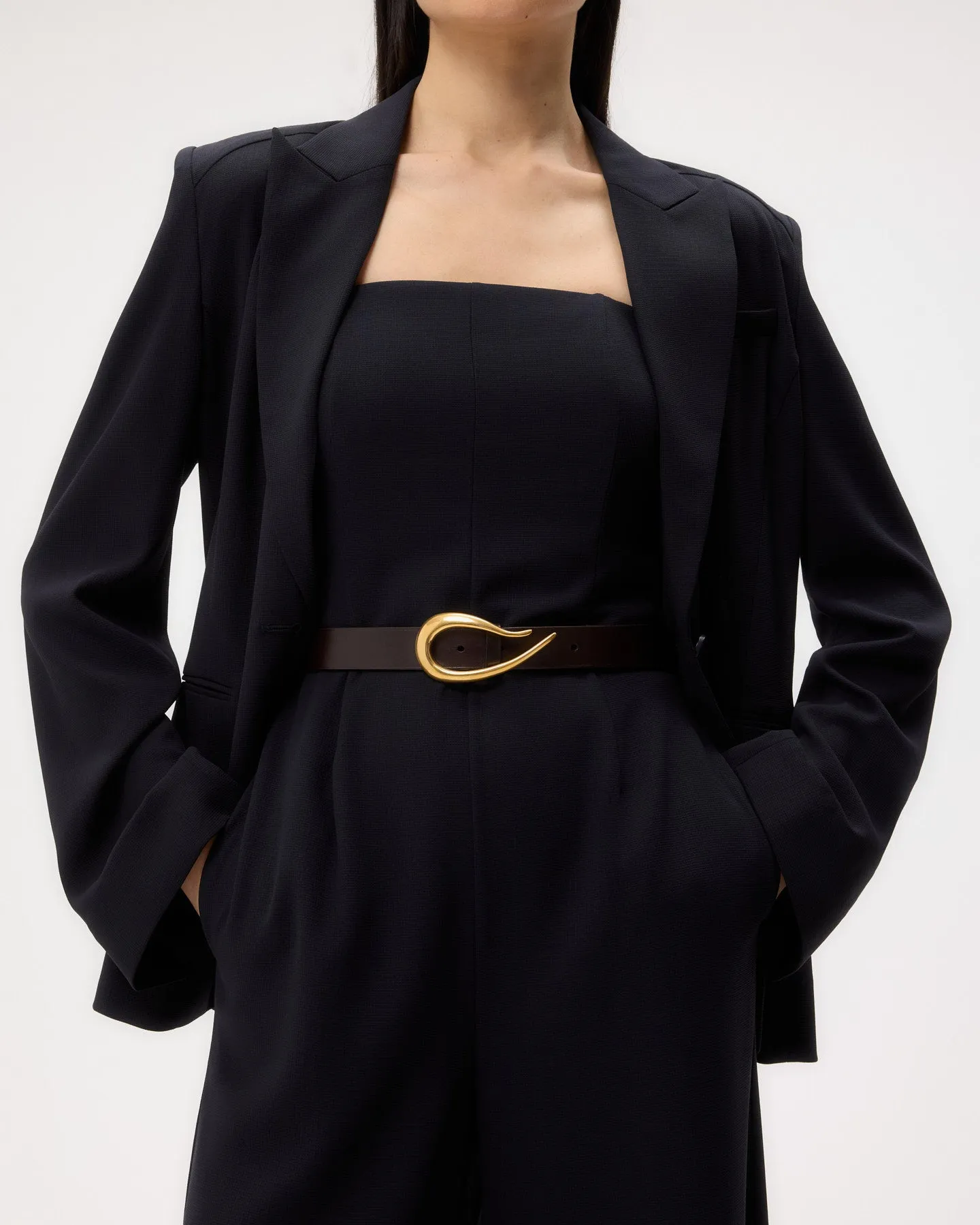 Boy Blazer in Drapey Wool Crepe sold by TWP CLOTHING