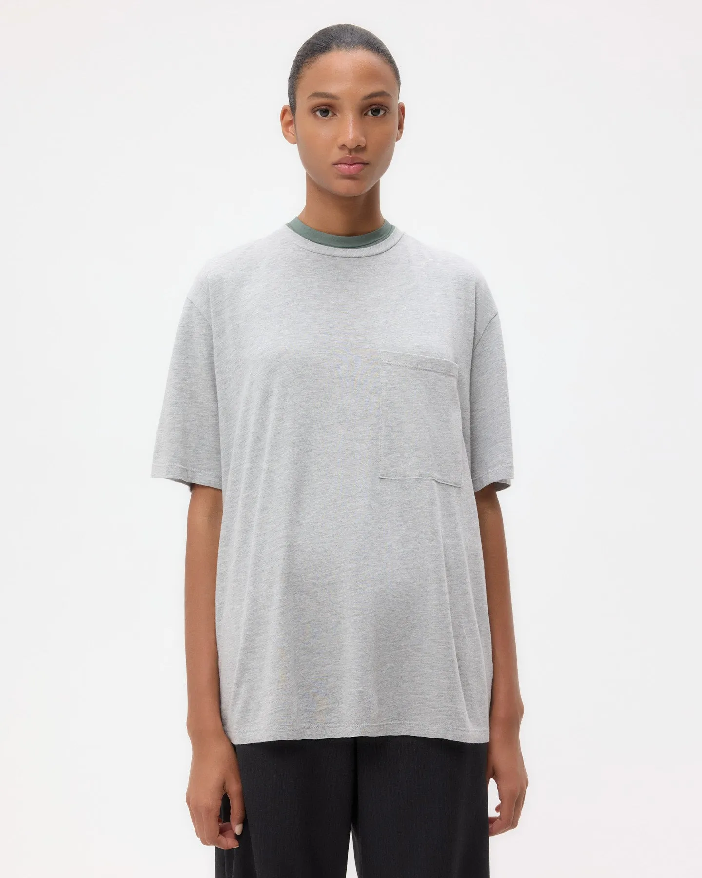 Big Boy Tee in Heathered Modal sold by TWP CLOTHING product image thumbnail 4