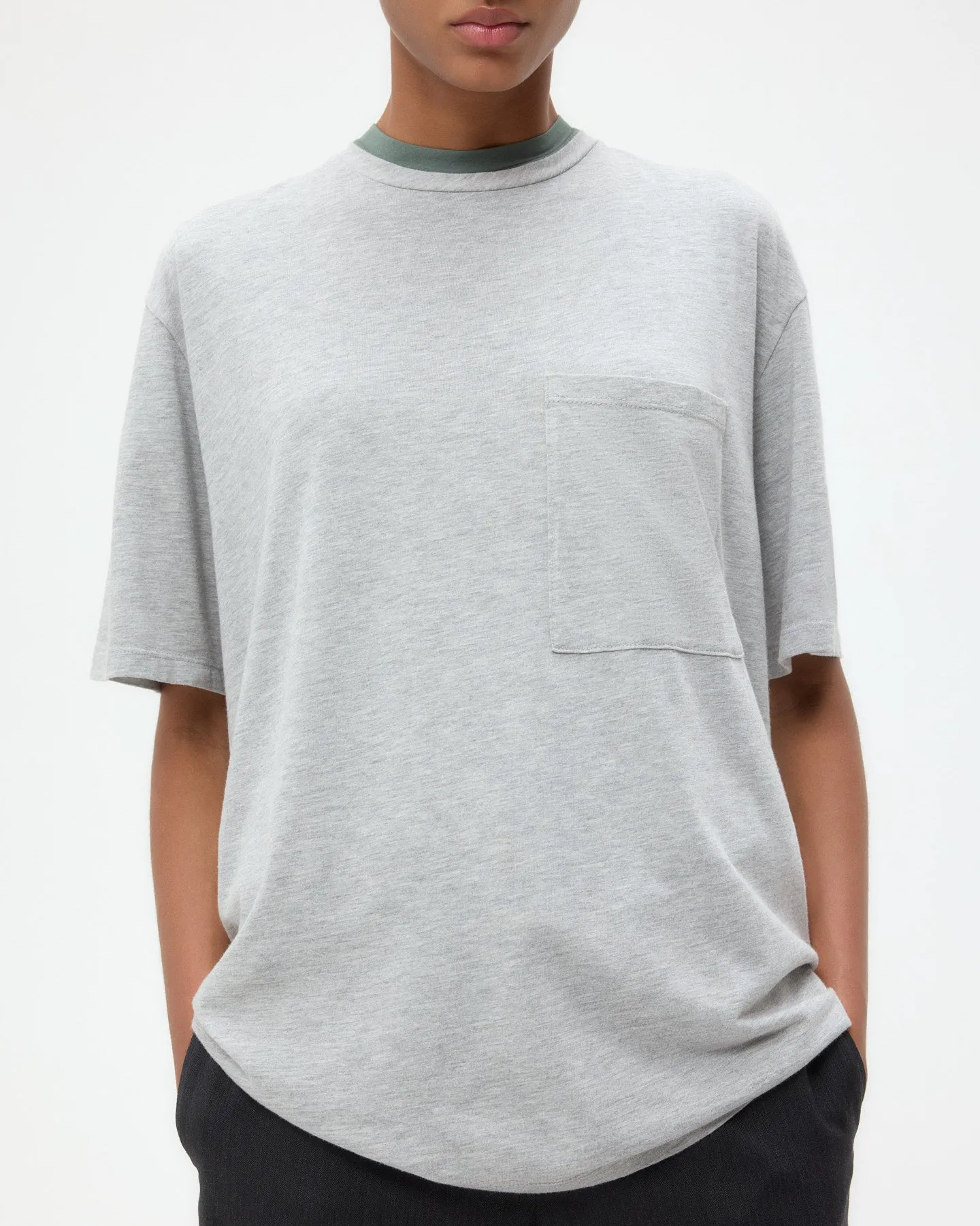 Big Boy Tee in Heathered Modal sold by TWP CLOTHING