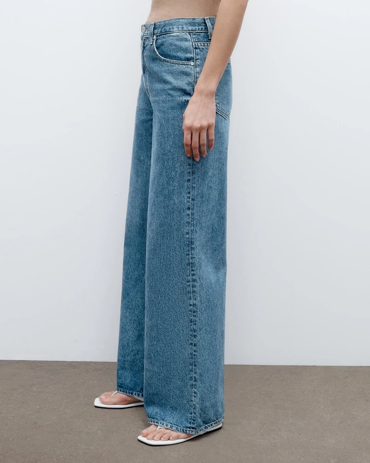 Tall Tiny Dancer Jean in Denim sold by TWP CLOTHING product image thumbnail 2