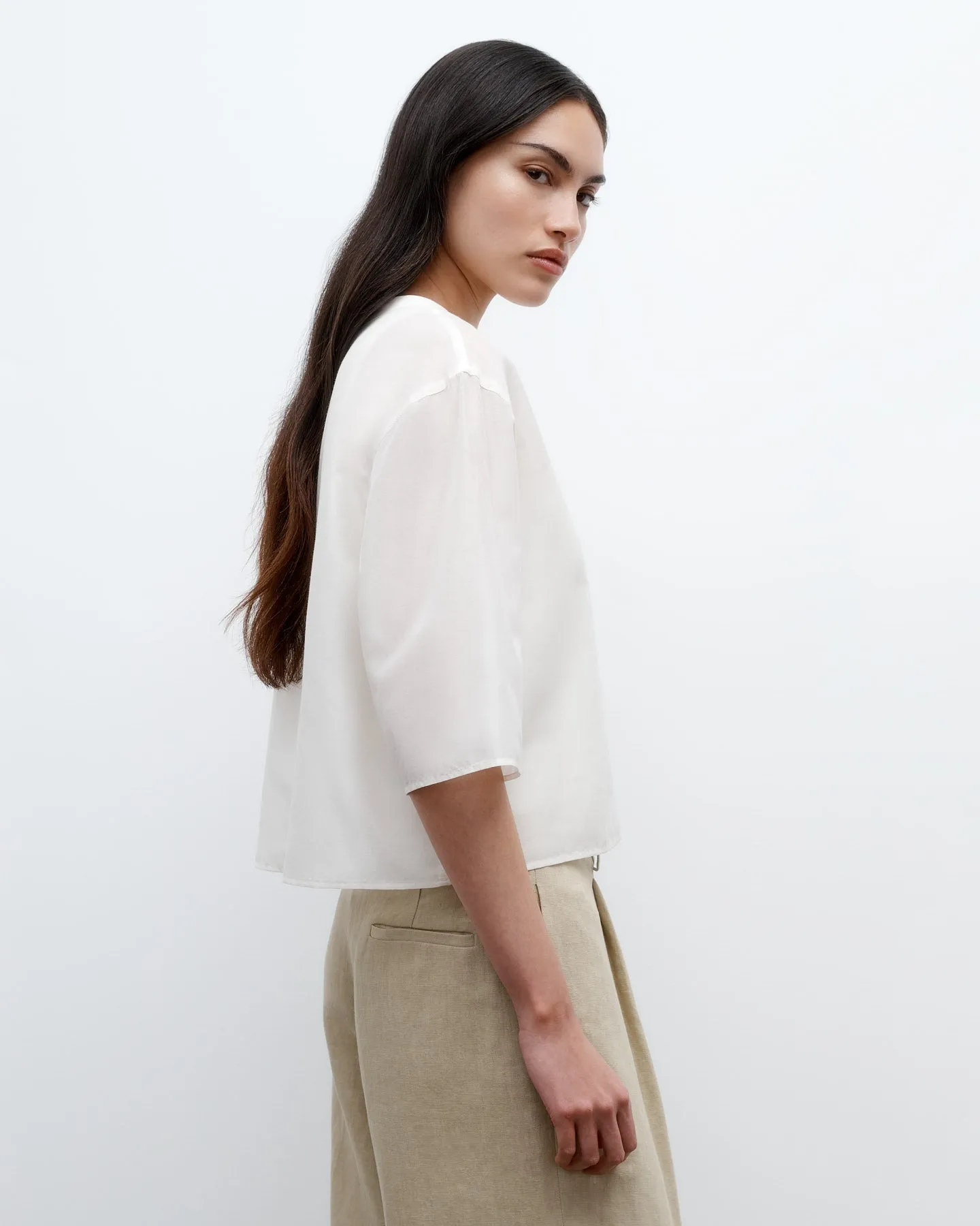 New Ex T in Cotton Silk Organza sold by TWP CLOTHING product image thumbnail 4