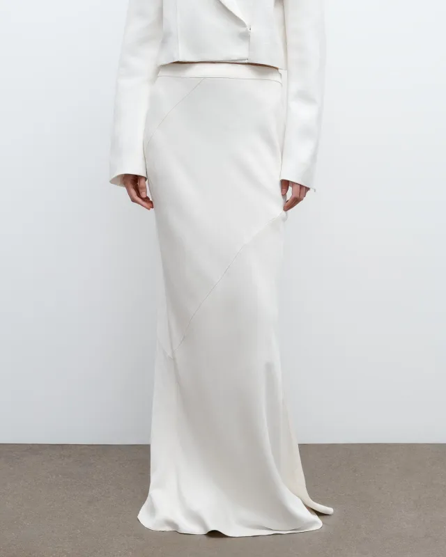 My Endless Love Skirt in Coated Viscose Linen sold by TWP CLOTHING