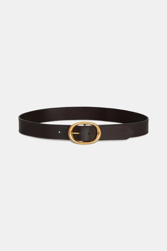 Wide Belt in Leather sold by TWP CLOTHING