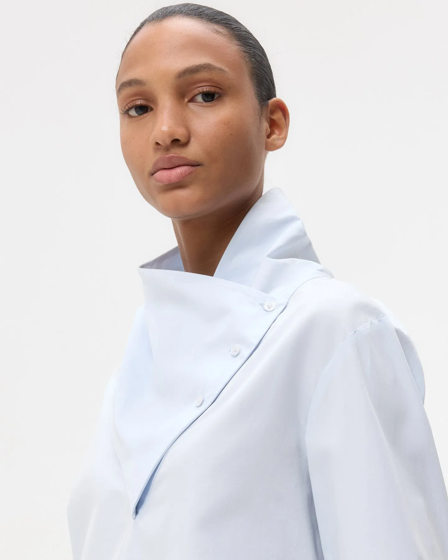 My Maria Top in Super Compact Poplin sold by TWP CLOTHING